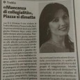 Anche il Giornale di Sicilia parla delle dimissione di Marianna Piazza