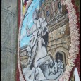 Alla realizzazione dell'infiorata hanno preso parte i fedeli delle parrocchie di Castelbuono, Addaura, Mondello, Marineo, Villafrati e Termini Imerese