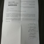 La nota ufficiale delle dimissioni