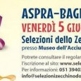 58° Zecchino d’Oro “tour 2015″ Selezioni Nazionali. Con vero orgoglio informiamo i nostri amici che Venerdì 5 Giugno presso il “Museo dell’Acciuga di Aspra”, sito in quella Piazza Verdone, si svolgeranno le selezioni...